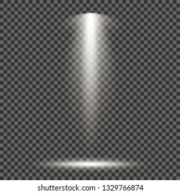 Vector Spotlights. Scene. Light Effects. Vector illustration