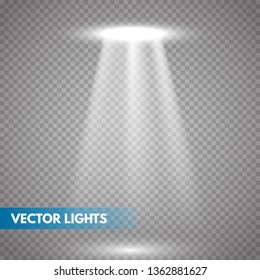 Vector Spotlights. Scene. Light Effects.