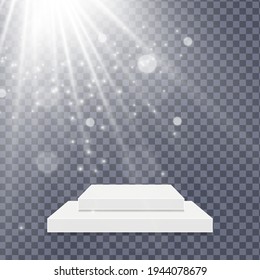 Vector Spotlights. Scene. Light Effects.