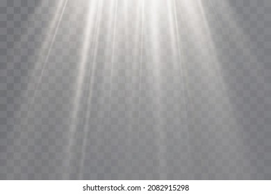 Vector Spotlights. Scene. Light Effects.