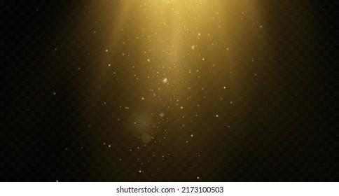 Vector Spotlights. Scene. Light Effects.