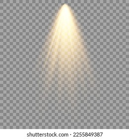 Vector Spotlights. Scene. Light Effects. Stock royalty free vector illustration. PNG
