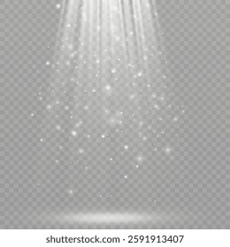 Vector Spotlights. Scene. Light Effects.
