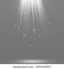 Vector Spotlights. Scene. Light Effects.