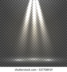 Vector Spotlights. Scene. Light Effects