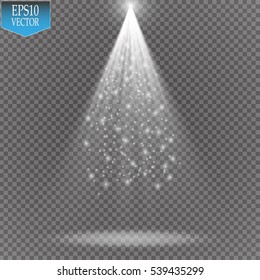 Vector Spotlights. Scene. Light Effects.