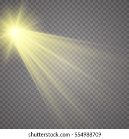 Vector Spotlights. Scene. Light Effects.