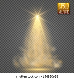 Vector Spotlights. Scene. Light Effects.
