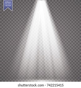Vector Spotlights. Scene. Light Effects.

