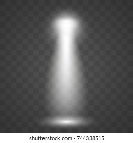 Vector Spotlights. Scene. Light  transparent effects.