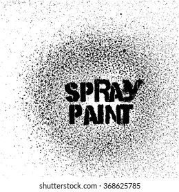 Vector spray paint splatter. Isolated splatter on white background. Splatter background . Black Ink splat. Vector paint splats. Grunge Ink Stains . Distress vector stains for grunge effects . 