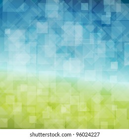 Vector Spring abstract background with place for your text