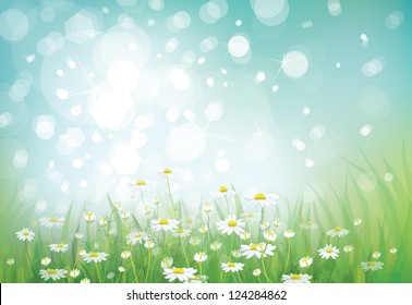 Vector of spring background