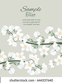 Vector spring blossom