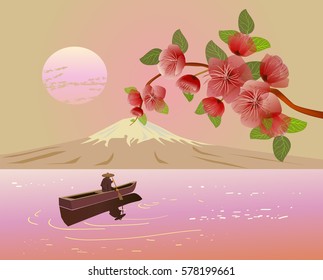 Vector .  Spring , bouquet of flowers .