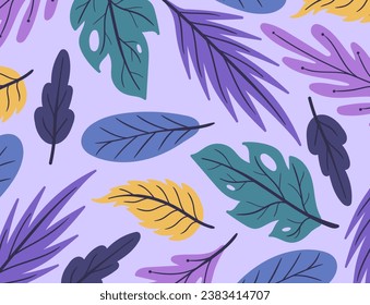 vector spring colorful leaves for banner, publication, social media background.