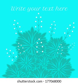 vector spring flower background