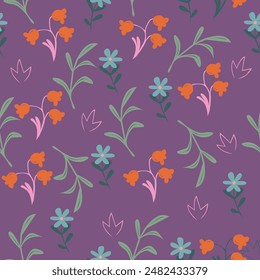 Vector spring flower seamless pattern with succulents. Elegant tender design for natural cosmetics, perfume, florist shop. Can be used as greeting, wedding background.Best for fabric. Flowers texture.