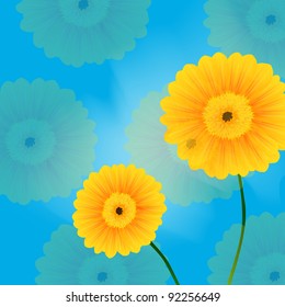 vector spring flowers