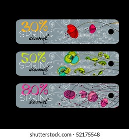 vector spring price tags