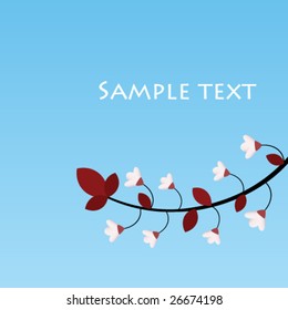 vector spring sprig