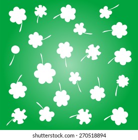 vector Spring or summer abstract nature background with flowers