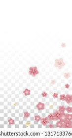 Vector Spring or Summer Sale Background with Flowers and Percent for  Layout Design. Good for Special Hot Holiday Discount Offer, Black Friday, Fashion Promotion Action. Romantic Sakura Illustration