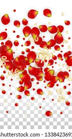 Vector Spring or Summer Sale Background with Flowers and Percent for  Poster Design. Good for Special Hot Holiday Discount Offer, Black Friday, Fashion Promotion Action. Romantic Rose Illustration.