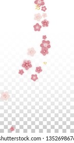 Vector Spring or Summer Sale Background with Flowers and Percent for  Layout Design. Good for Special Hot Holiday Discount Offer, Black Friday, Fashion Promotion Action. Romantic Sakura Illustration
