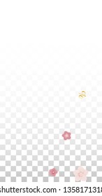 Vector Spring or Summer Sale Background with Flowers and Percent for  Cards Design. Good for Special Hot Holiday Discount Offer, Black Friday, Fashion Promotion Action. Romantic Sakura Illustration