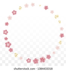 Vector Spring or Summer Sale Background with Flowers and Percent for  Cards Design. Good for Special Hot Holiday Discount Offer, Black Friday, Fashion Promotion Action. Romantic Sakura Illustration