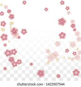 Vector Spring or Summer Sale Background with Flowers and Percent for  Poster Design. Good for Special Hot Holiday Discount Offer, Black Friday, Fashion Promotion Action. Romantic Sakura Illustration