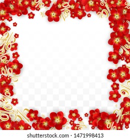 Vector Spring or Summer Sale Background with Flowers and Percent for  Layout Design. Good for Special Hot Holiday Discount Offer, Black Friday, Fashion Promotion Action. Romantic Rose Illustration.