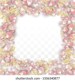 Vector Spring or Summer Sale Background with Petals and Percent for  Banner Design. Good for Special Hot Holiday Discount Offer, Black Friday, Fashion Promotion Action. Romantic Sakura Illustration