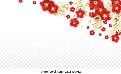 Vector Spring or Summer Sale Background with Flowers and Percent for  Template Design. Good for Special Hot Holiday Discount Offer, Black Friday, Fashion Promotion Action. Romantic Rose Illustration.