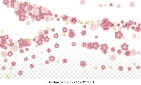 Vector Spring or Summer Sale Background with Flowers and Percent for  Poster Design. Good for Special Hot Holiday Discount Offer, Black Friday, Fashion Promotion Action. Romantic Sakura Illustration