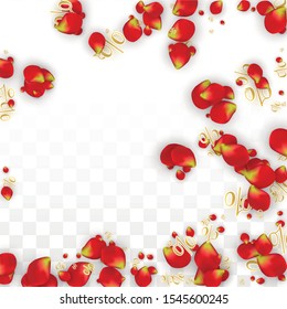 Vector Spring or Summer Sale Background with Flowers and Percent for  Web Design. Good for Special Hot Holiday Discount Offer, Black Friday, Fashion Promotion Action. Romantic Rose Illustration.