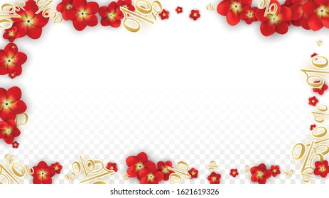 Vector Spring or Summer Sale Background with Flowers and Percent for  Banner Design. Good for Special Hot Holiday Discount Offer, Black Friday, Fashion Promotion Action. Romantic Rose Illustration.