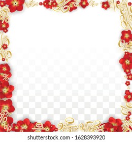 Vector Spring or Summer Sale Background with Flowers and Percent 