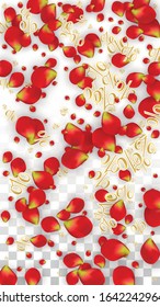 Vector Spring or Summer Sale Background with Flowers and Percent for  Banner Design. Good for Special Hot Holiday Discount Offer, Black Friday, Fashion Promotion Action. Romantic Rose Illustration.