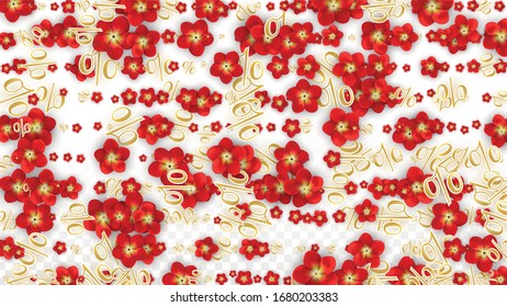 Vector Spring or Summer Sale Background with Flowers and Percent for  Layout Design. Good for Special Hot Holiday Discount Offer, Black Friday, Fashion Promotion Action. Romantic Rose Illustration.