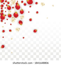 Vektor Spring oder Summer Sale Hintergrund mit Blumen und Prozent für Layout Design. Gut für Special Hot Holiday Rabatt Angebot, Black Friday, Fashion Promotion Action. Romantische Rosenillustration.