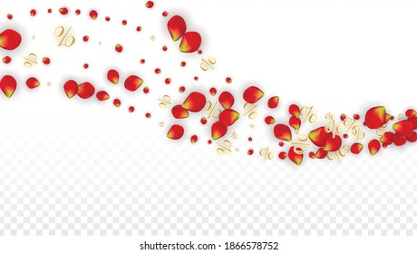 Vector Spring or Summer Sale Background with Flowers and Percent for  Flyer Design. Good for Special Hot Holiday Discount Offer, Black Friday, Fashion Promotion Action. Romantic Rose Illustration. - Powered by Shutterstock - Get 15% off with code: PIKWIZARD15
