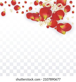Vector Spring o Summer Sale Background con Flores y Porcentaje para Diseño Web. Oferta Especial de Descuento de Vacaciones Calientes, Viernes Negro, Acción de Promoción de Moda. Ilustración Romántica de Rosas.