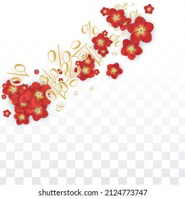 Vector Spring o Summer Sale Background con Flores y Porcentaje para Diseño Web. Oferta Especial de Descuento de Vacaciones Calientes, Viernes Negro, Acción de Promoción de Moda. Ilustración Romántica de Rosas.