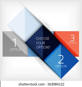 Vector square abstract background