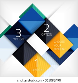 Vector square abstract background