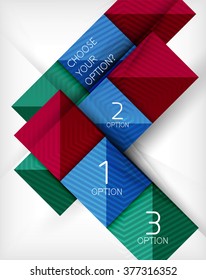 Vector square abstract background