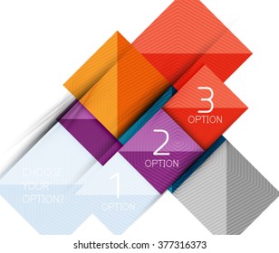Vector square abstract background