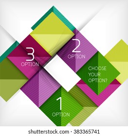 Vector square abstract background